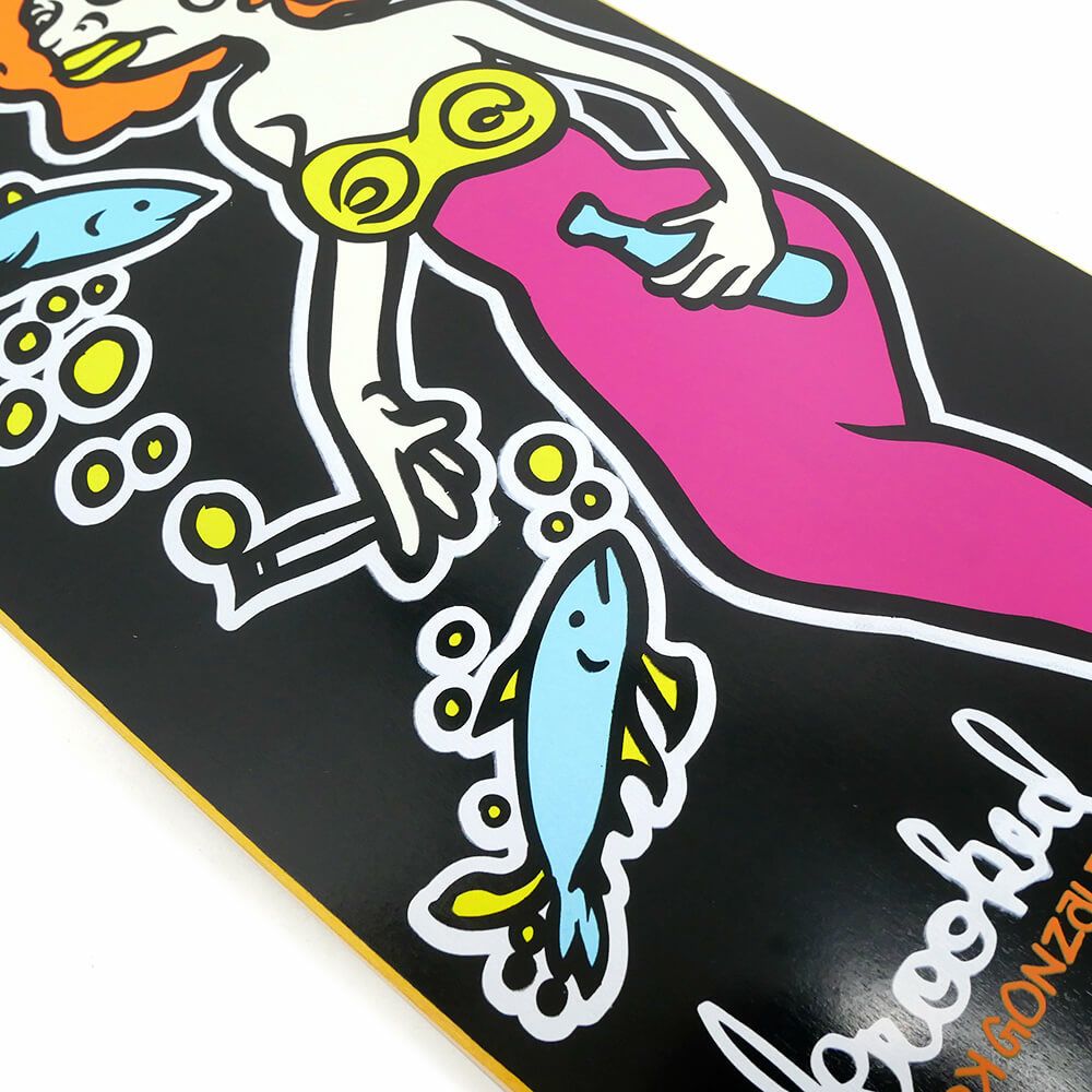 KROOKED DECK クルキッド デッキ TEAM HAND SCREEN MARMAID 9.25 DREHOBL SHAPE スケートボード スケボー　5