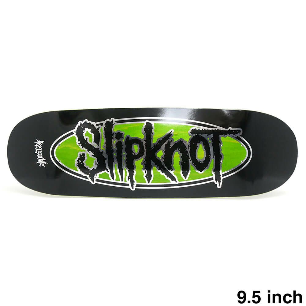 WELCOME DECK ウェルカム デッキ TEAM SLIPKNOT X WELCOME OVAL LOGO 9.5 BOLINE 2.0 スケートボード スケボー 1