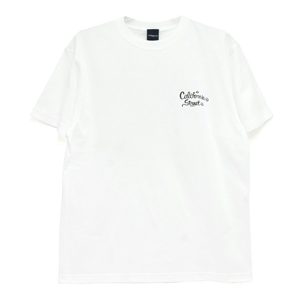 CALIFORNIA STREET T-SHIRT カリフォルニアストリート Tシャツ HUNTING by ESOW WHITE スケートボード スケボー 01
