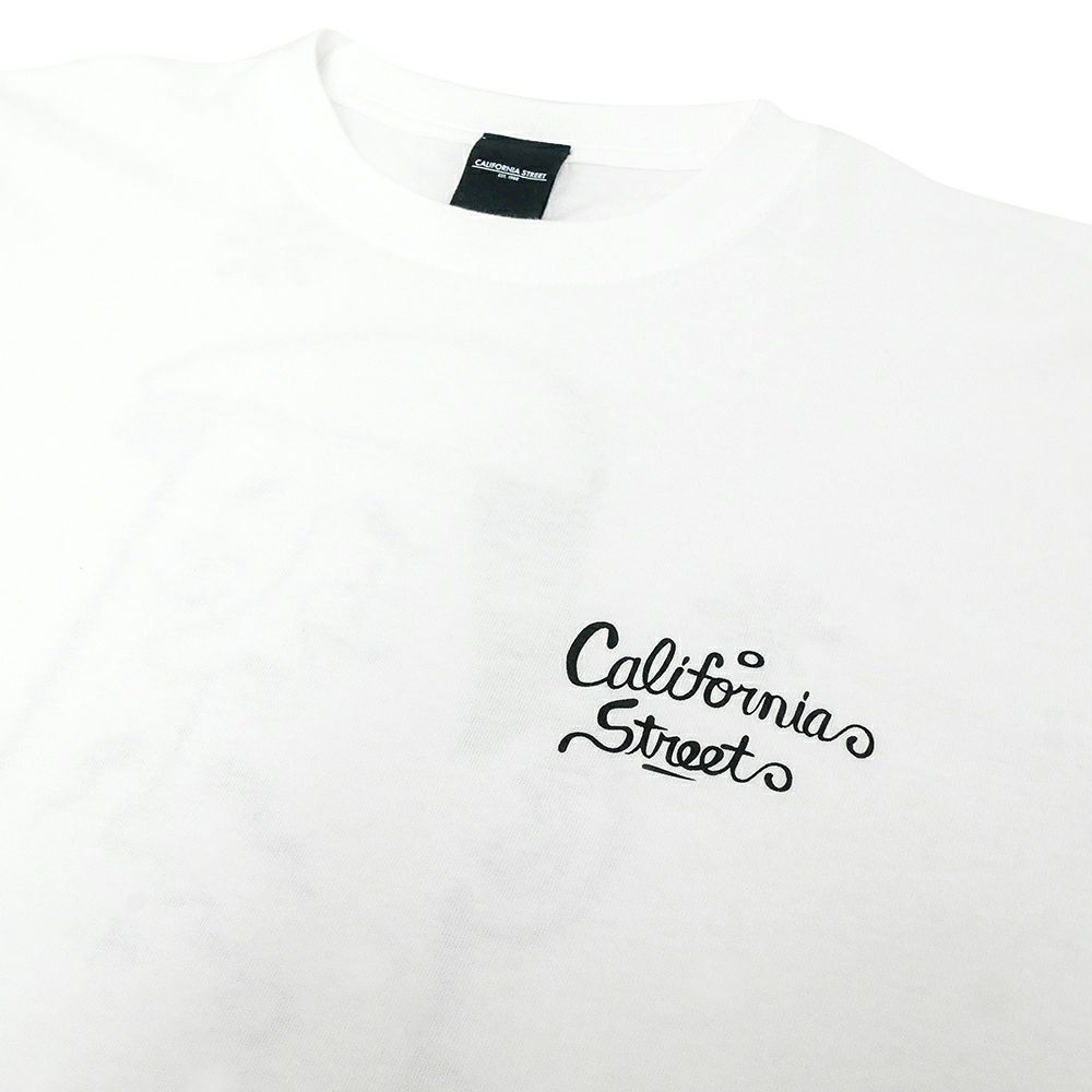CALIFORNIA STREET T-SHIRT カリフォルニアストリート Tシャツ HUNTING by ESOW WHITE スケートボード スケボー 03