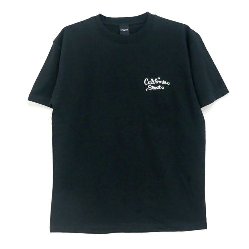 CALIFORNIA STREET T-SHIRT カリフォルニアストリート Tシャツ HUNTING by ESOW BLACK スケートボード スケボー 01