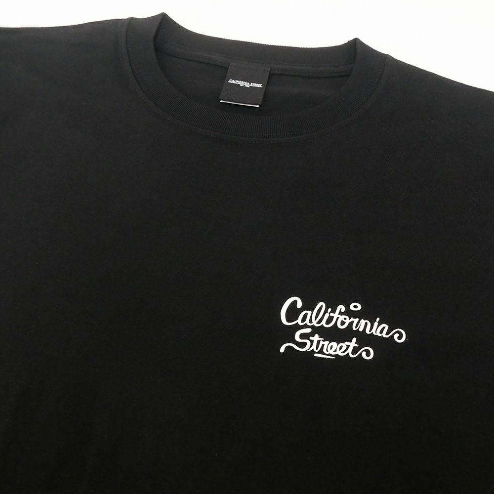 CALIFORNIA STREET T-SHIRT カリフォルニアストリート Tシャツ HUNTING by ESOW BLACK スケートボード スケボー 03