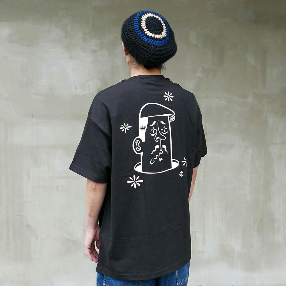 CALIFORNIA STREET T-SHIRT カリフォルニアストリート Tシャツ HUNTING by ESOW BLACK スケートボード スケボー 04