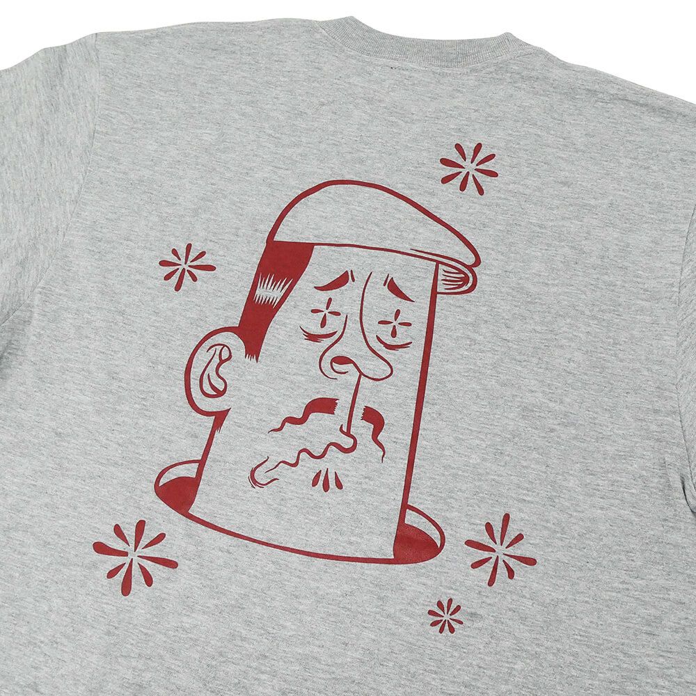 CALIFORNIA STREET T-SHIRT カリフォルニアストリート Tシャツ HUNTING by ESOW GREY スケートボード スケボー 02