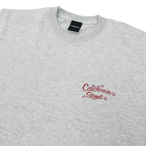 CALIFORNIA STREET T-SHIRT カリフォルニアストリート Tシャツ HUNTING by ESOW GREY スケートボード スケボー 03