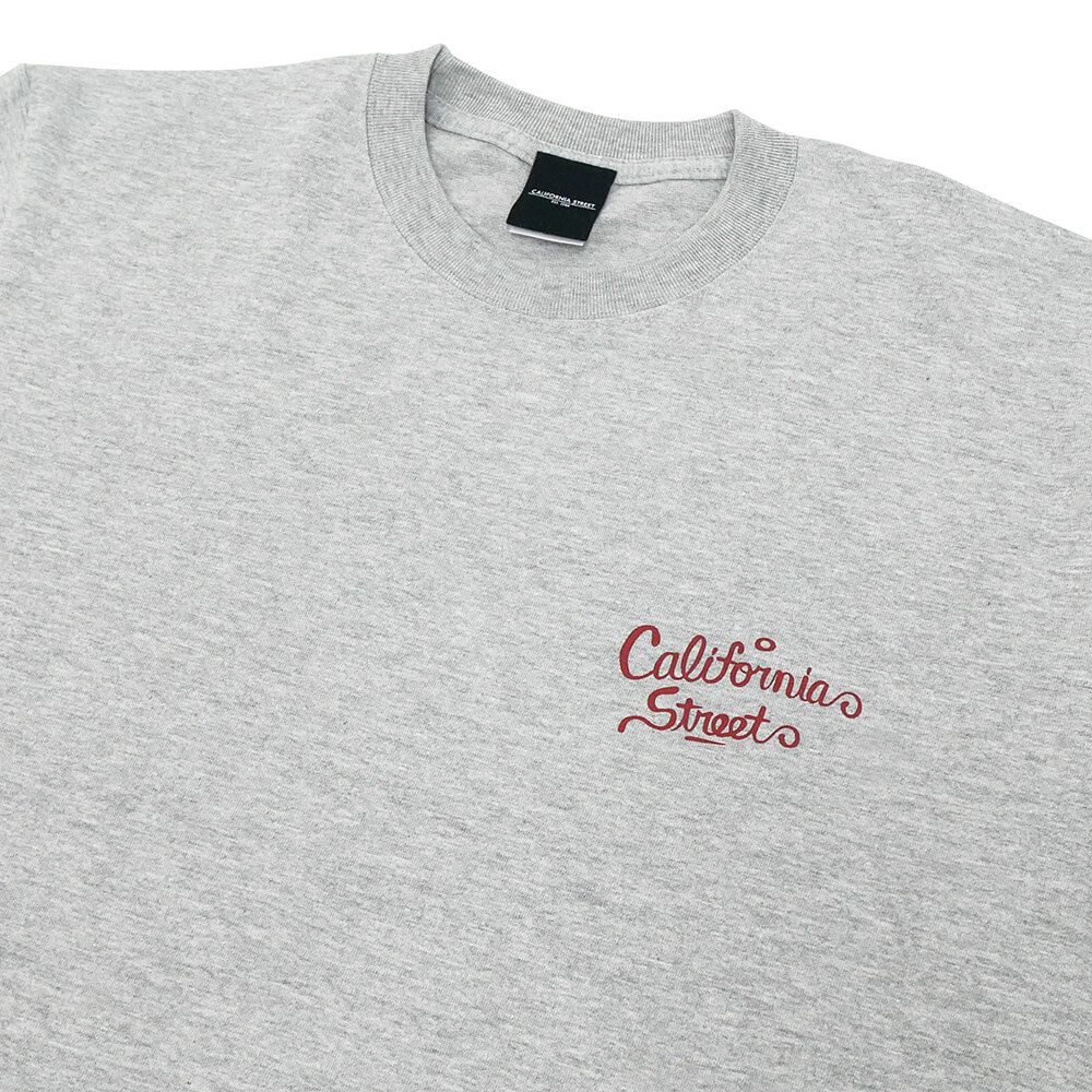 CALIFORNIA STREET T-SHIRT カリフォルニアストリート Tシャツ HUNTING by ESOW GREY スケートボード スケボー 03