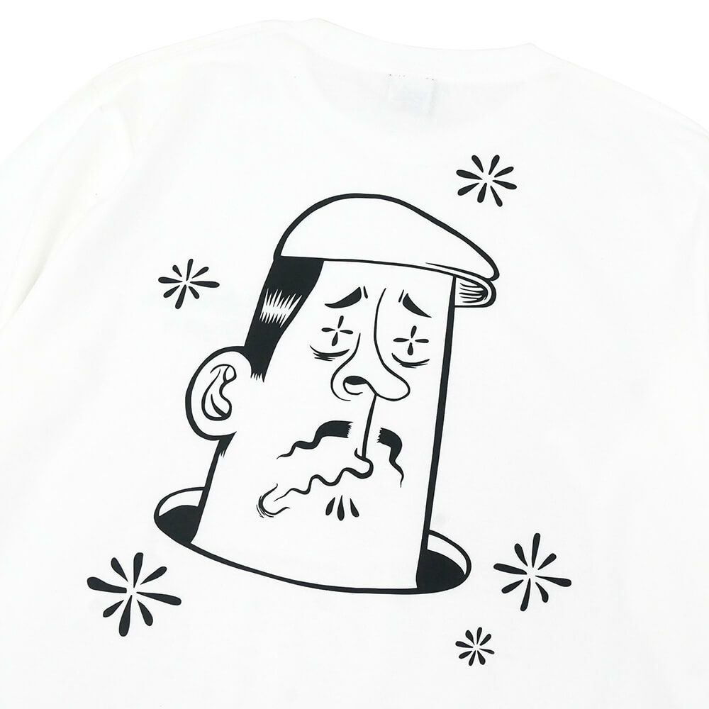 CALIFORNIA STREET LONG SLEEVE カリフォルニアストリート ロングスリーブTシャツ HUNTING by ESOW WHITE スケートボード スケボー 02