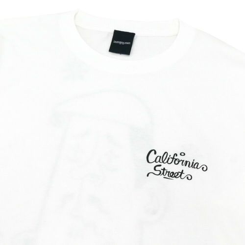 CALIFORNIA STREET LONG SLEEVE カリフォルニアストリート ロングスリーブTシャツ HUNTING by ESOW WHITE スケートボード スケボー 03