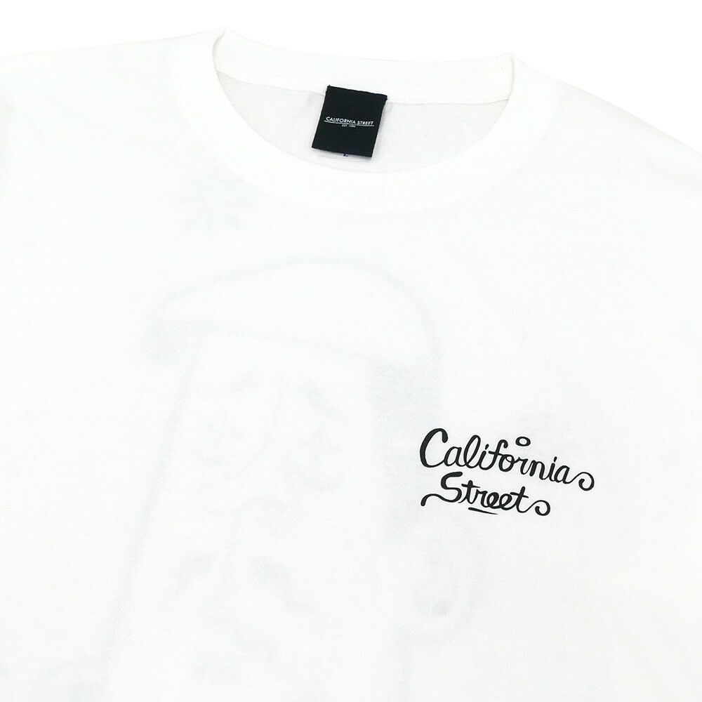 CALIFORNIA STREET LONG SLEEVE カリフォルニアストリート ロングスリーブTシャツ HUNTING by ESOW WHITE スケートボード スケボー 03
