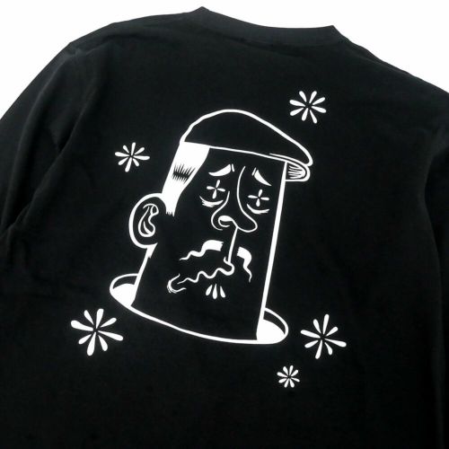 CALIFORNIA STREET LONG SLEEVE カリフォルニアストリート ロングスリーブTシャツ HUNTING by ESOW BLACK スケートボード スケボー 02