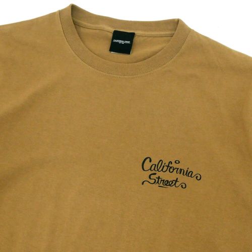 CALIFORNIA STREET LONG SLEEVE カリフォルニアストリート ロングスリーブTシャツ HUNTING by ESOW DARK CAMEL スケートボード スケボー 03