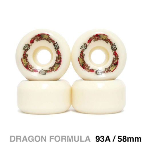 POWELL PERALTA WHEEL パウエルペラルタ ウィール DRAGON FORMULA（DF）93A RATBONES II DRAGONS 58mm x 33mm スケートボード スケボー 1