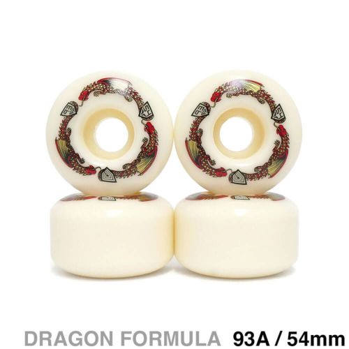 POWELL PERALTA WHEEL パウエルペラルタ ウィール DRAGON FORMULA（DF）93A V4 DRAGONS 54mm x 34mm スケートボード スケボー 1