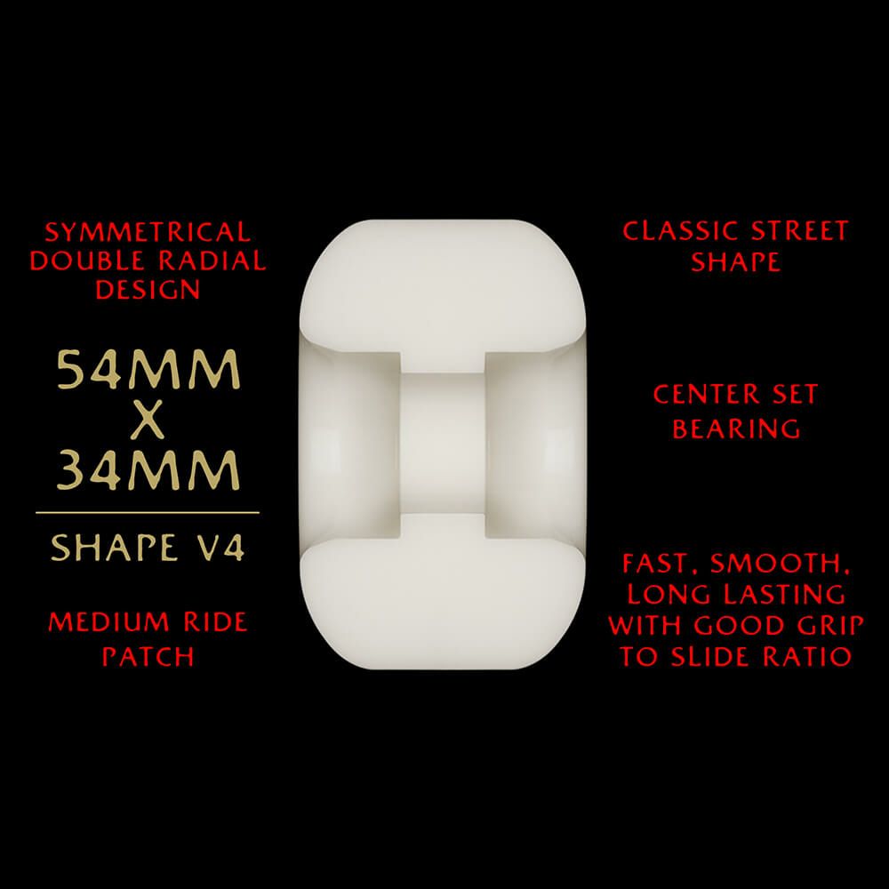 POWELL PERALTA WHEEL パウエルペラルタ ウィール DRAGON FORMULA（DF）93A V4 DRAGONS 54mm x 34mm スケートボード スケボー 3