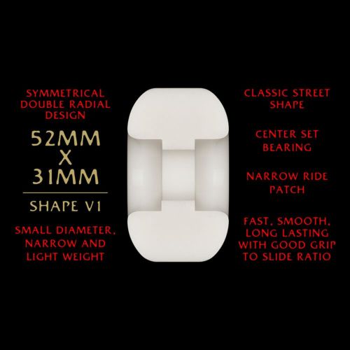 POWELL PERALTA WHEEL パウエルペラルタ ウィール DRAGON FORMULA（DF）93A V1 DRAGONS 52mm x 31mm スケートボード スケボー 3