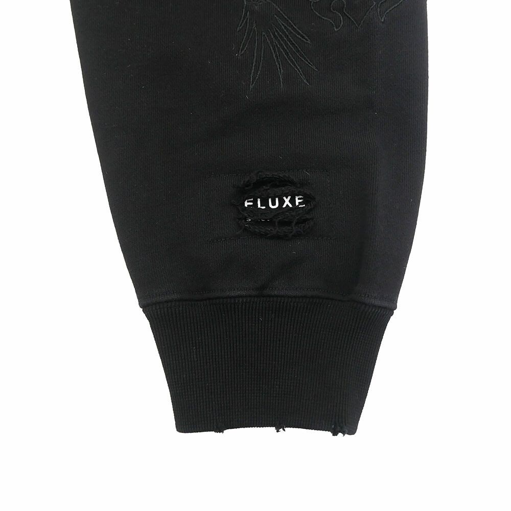 TIGHTBOOTH（TBPR） CREW SWEAT タイトブース トレーナー TBPR x DELUXE DAMAGE BLACK スケートボード スケボー 4