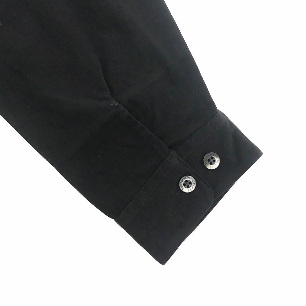 TIGHTBOOTH（TBPR） LONG SLEEVE タイトブース 長袖シャツ TBPR x DELUXE TBPR x DELUX FLANNEL SKIPPER SHIRT BLACK スケートボード スケボー 3