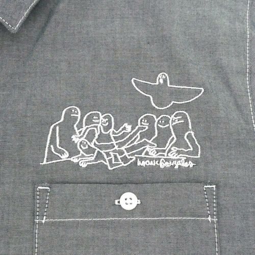 ADIDAS SKATEBOARDING LONG SLEEVE アディダススケートボーディング 長袖シャツ GONZALES BUTTON UP AURORA IVY スケートボード スケボー 2