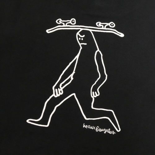 ADIDAS SKATEBOARDING HOOD アディダススケートボーディング パーカー GONZALES SKATEHEAD BLACK スケートボード スケボー ６