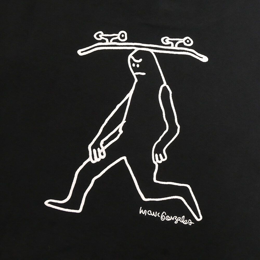 ADIDAS SKATEBOARDING HOOD アディダススケートボーディング パーカー GONZALES SKATEHEAD BLACK スケートボード スケボー ６