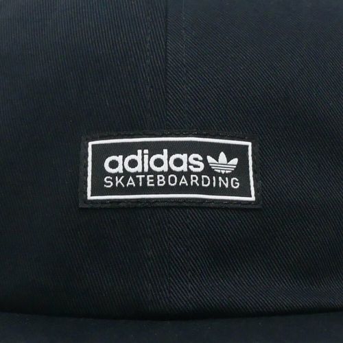 ADIDAS SKATEBOARDING CAP アディダススケートボーディング キャップ LOWKEY 6 PANEL SNAPBACK BLACK スケートボード スケボー 4