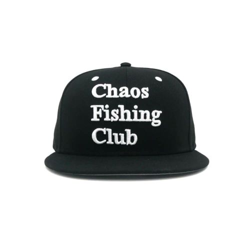 CHAOS FISHING CLUB CAP カオスフィッシングクラブ キャップ LOGO (NEW ERA) BLACK スケートボード スケボー 1
