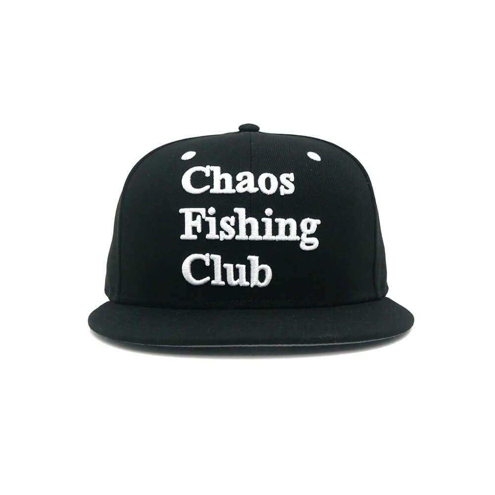 CHAOS FISHING CLUB CAP カオスフィッシングクラブ キャップ LOGO (NEW ERA) BLACK スケートボード スケボー 1