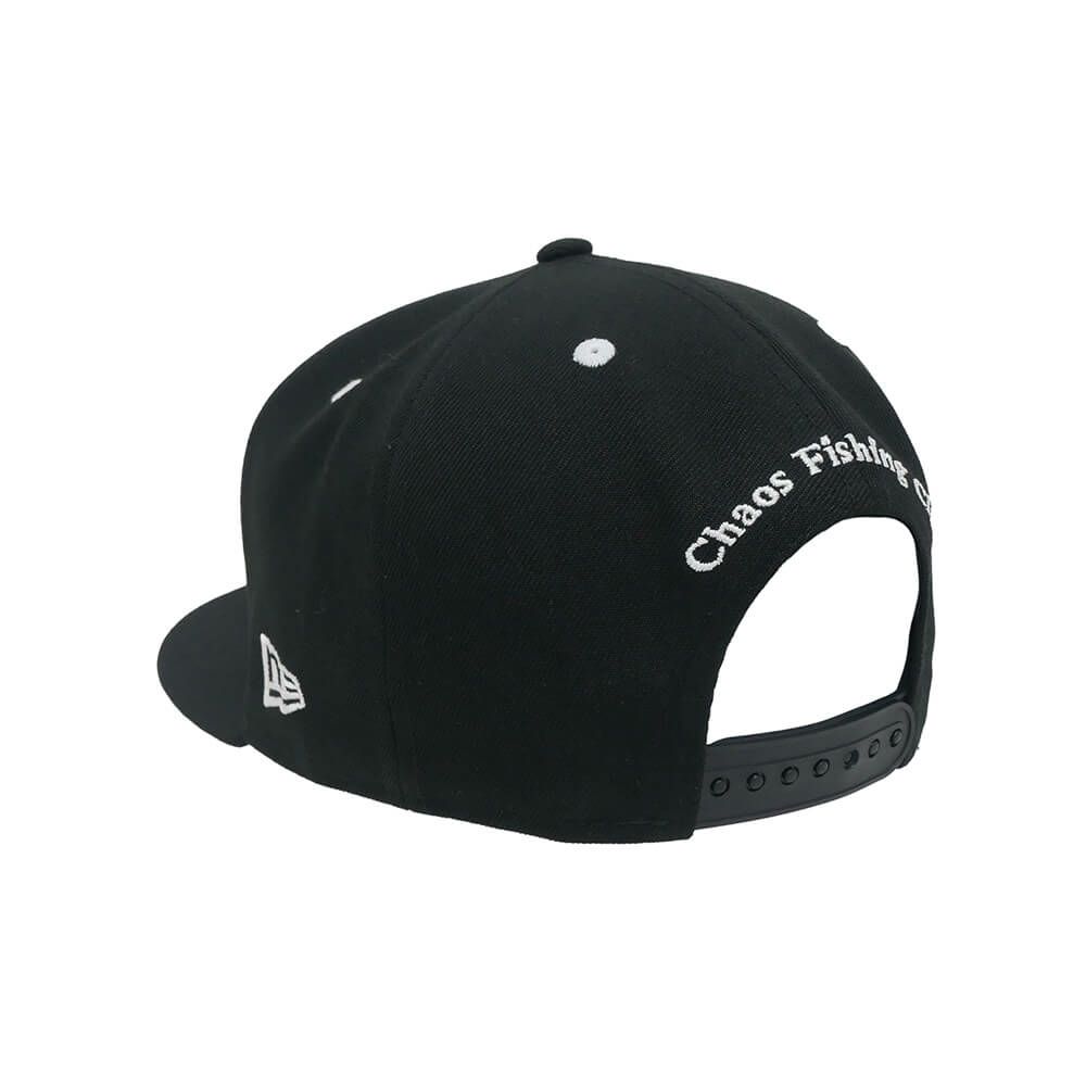 CHAOS FISHING CLUB CAP カオスフィッシングクラブ キャップ LOGO (NEW ERA) BLACK スケートボード スケボー 3