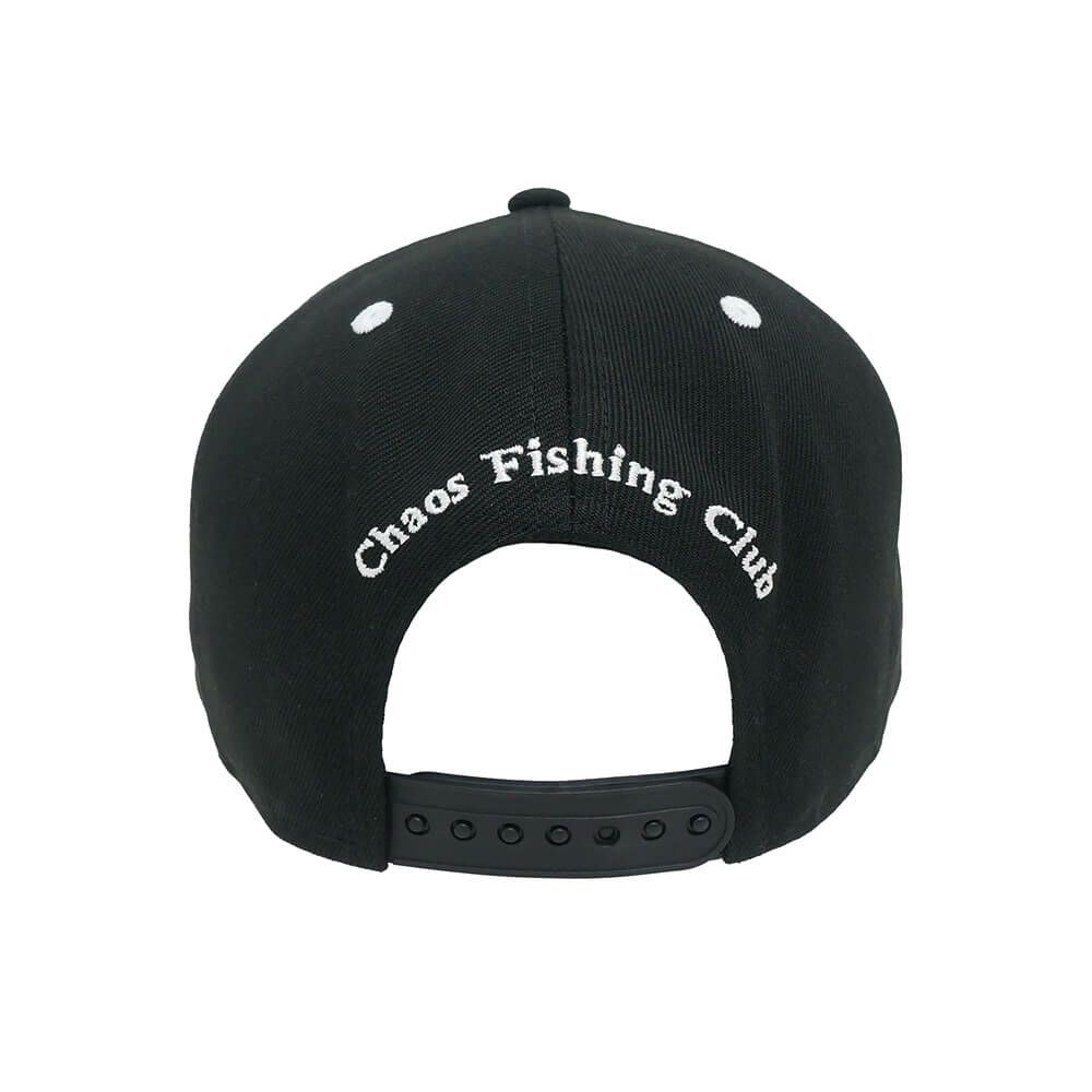 CHAOS FISHING CLUB CAP カオスフィッシングクラブ キャップ LOGO (NEW ERA) BLACK スケートボード スケボー 4