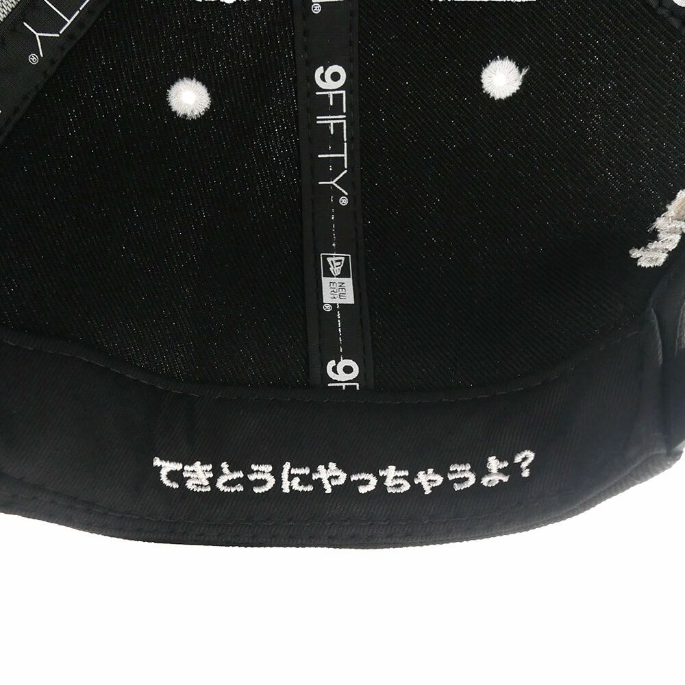 CHAOS FISHING CLUB CAP カオスフィッシングクラブ キャップ LOGO (NEW ERA) BLACK スケートボード スケボー 6