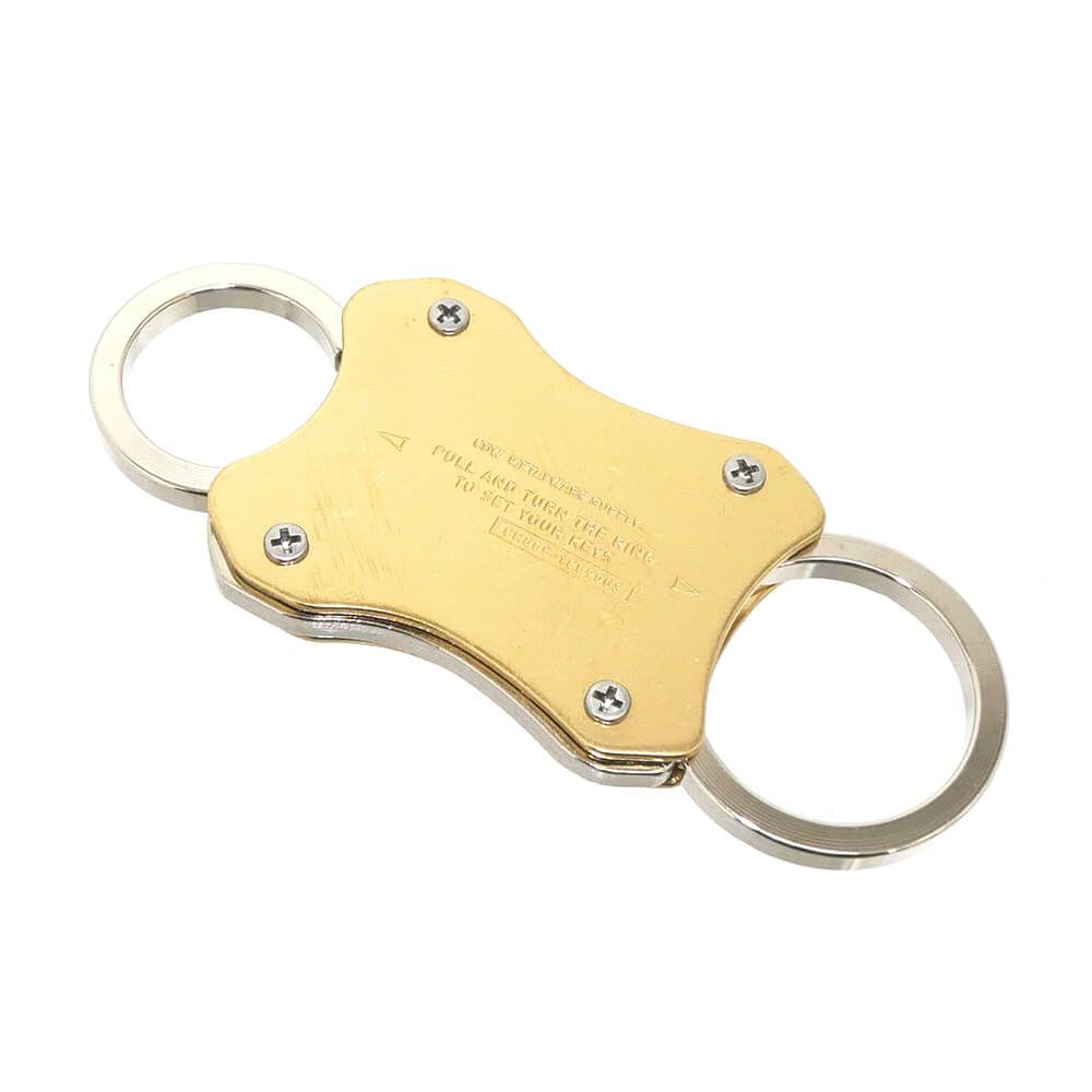 TIGHTBOOTH（TBPR）KEYHOLDER タイトブース キーホルダー TIGHTBOOTH x DELUXE CHECKER PLATE CARABINER BRASS スケートボード スケボー 4
