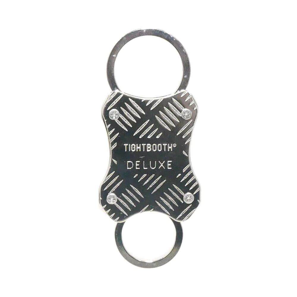 TIGHTBOOTH（TBPR）KEYHOLDER タイトブース キーホルダー TIGHTBOOTH x DELUXE CHECKER PLATE CARABINER NICKEL スケートボード スケボー 1