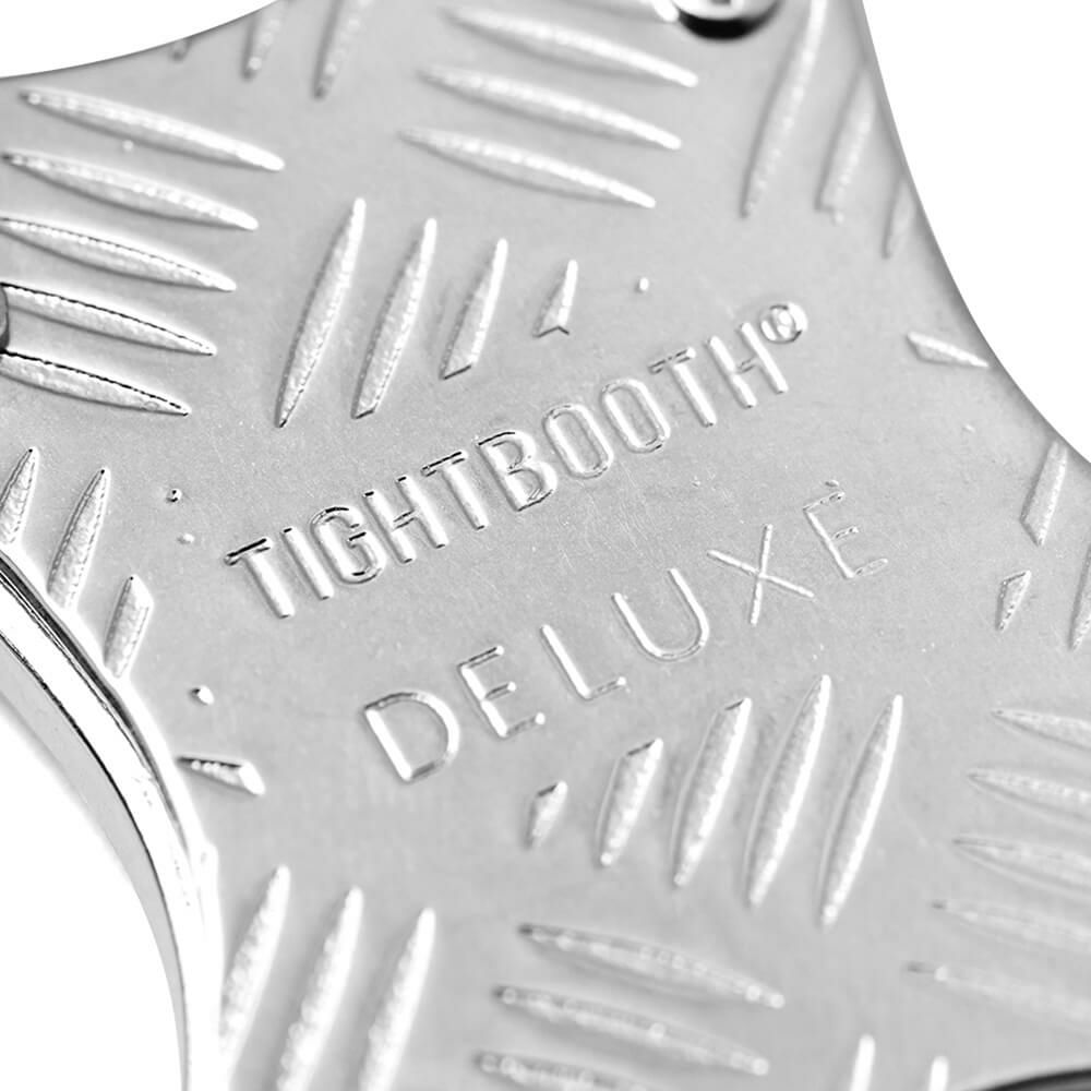 TIGHTBOOTH（TBPR）KEYHOLDER タイトブース キーホルダー TIGHTBOOTH x DELUXE CHECKER PLATE CARABINER NICKEL スケートボード スケボー 5