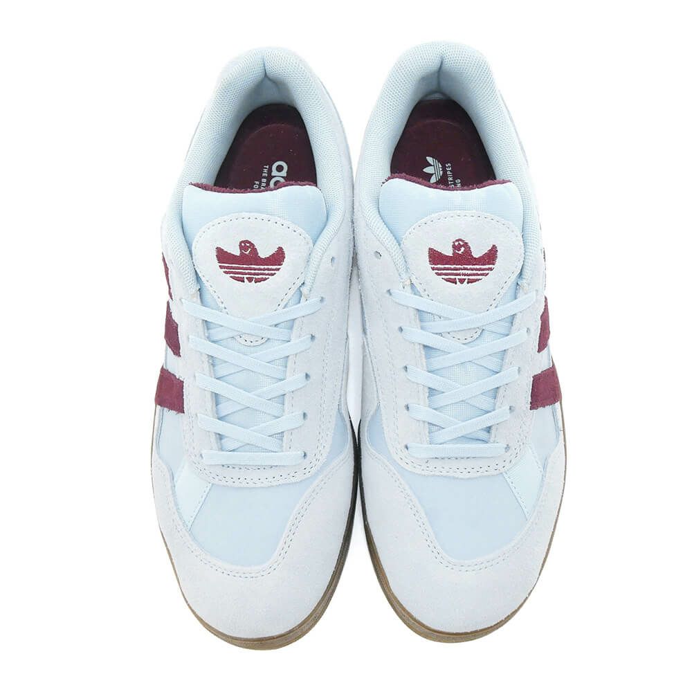 ADIDAS SKATEBOARDING SHOES アディダススケートボーディング シューズ スニーカー ALOHA SUPER CLEAR SKY/MAROON HQ4717 スケートボード スケボー 2