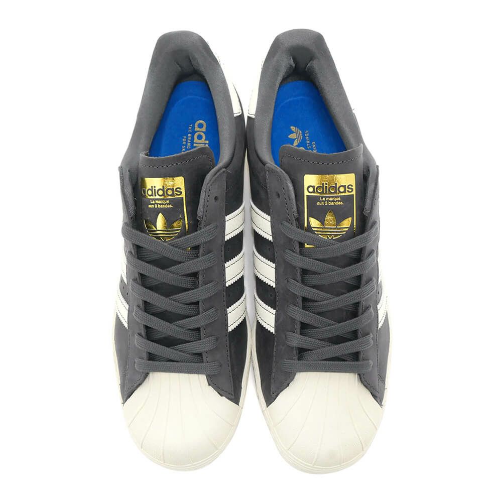 ADIDAS SKATEBOARDING SHOES アディダススケートボーディング シューズ スニーカー SUPERSTAR 80 ADV AURORA ONIX/CHALK WHITE HQ9289 スケートボード スケボー 2