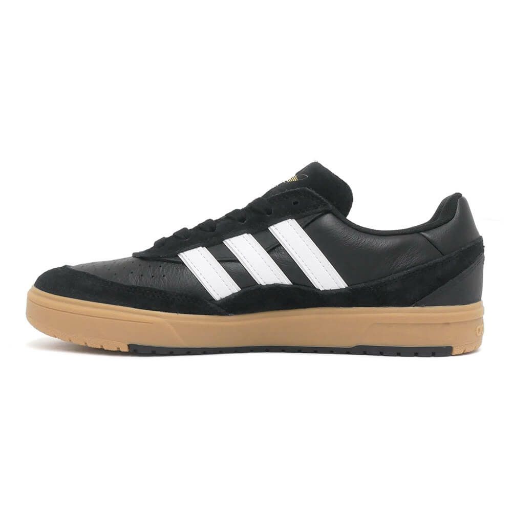 ADIDAS SKATEBOARDING SHOES アディダススケートボーディング シューズ スニーカー TYSHAWN II BLACK/WHITE/GUM HQ4734 スケートボード スケボー 5