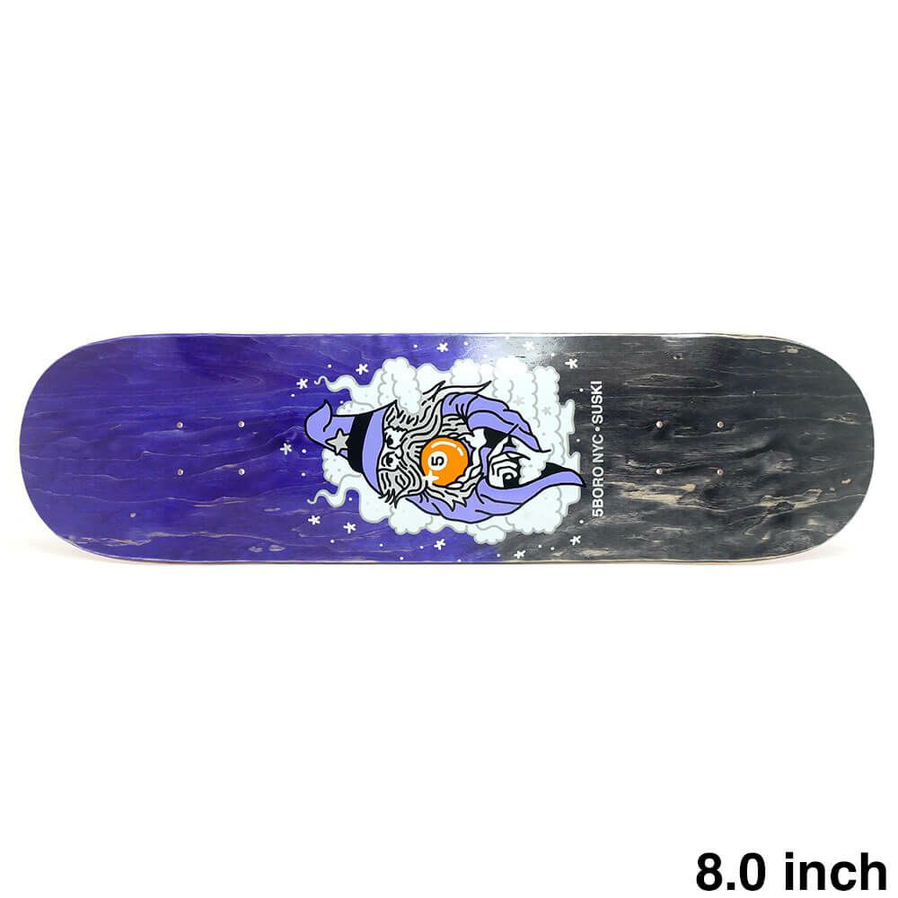 5BORO DECK ファイブボロ デッキ AARON SUSKI 5BALL WIZARD 8.0 スケートボード スケボー 1