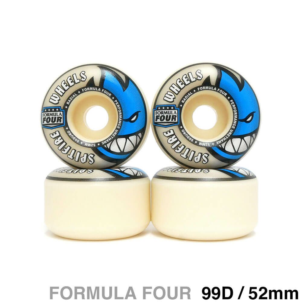 SPITFIRE WHEEL スピットファイヤー ウィール FORMULA FOUR（F4）99D RADIALS 52mm スケートボード スケボー 1