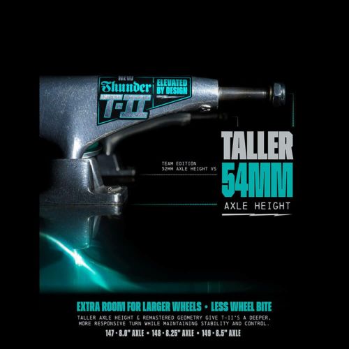 THUNDER TRUCK サンダー トラック T-II 151 HI シルバー スケートボード スケボー 8