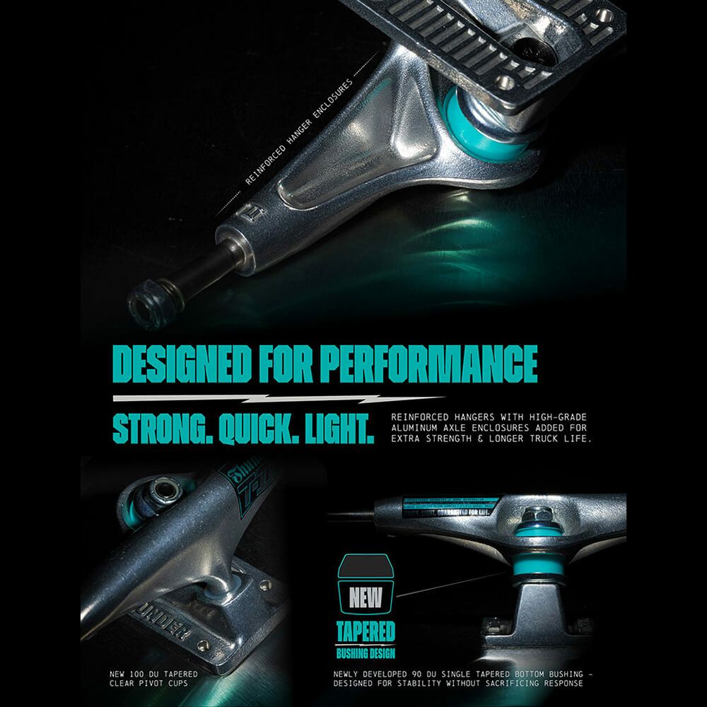 THUNDER TRUCK サンダー トラック T-II 151 HI シルバー スケートボード スケボー 10