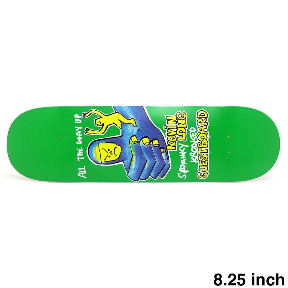 KROOKED DECK クルキッド デッキ KEVIN LONG（SPANKY）GUEST PRO 8.25 TRUE FIT スケートボード スケボー 1