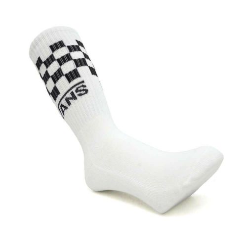  VANS SOCKS バンズ ソックス 靴下 CLASSIC CHECK CREW 3 PACK 白（US企画） スケートボード スケボー 1