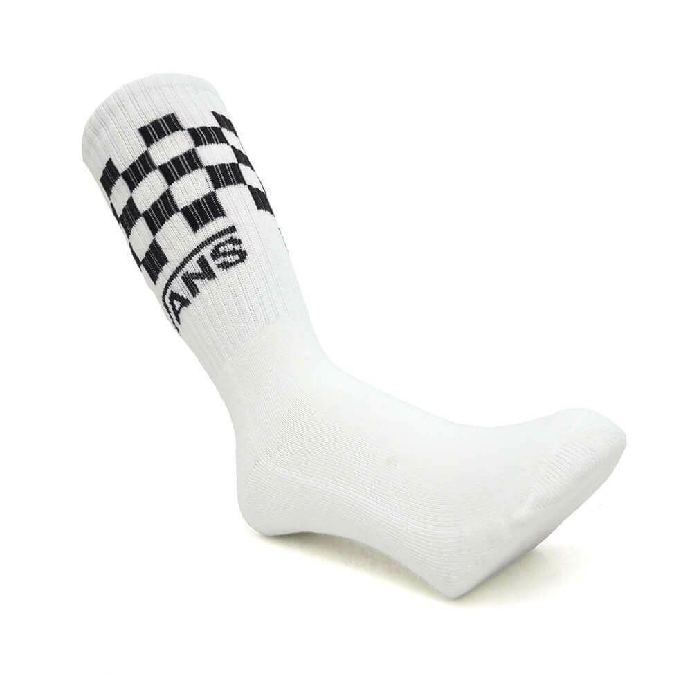  VANS SOCKS バンズ ソックス 靴下 CLASSIC CHECK CREW 3 PACK 白（US企画） スケートボード スケボー 1
