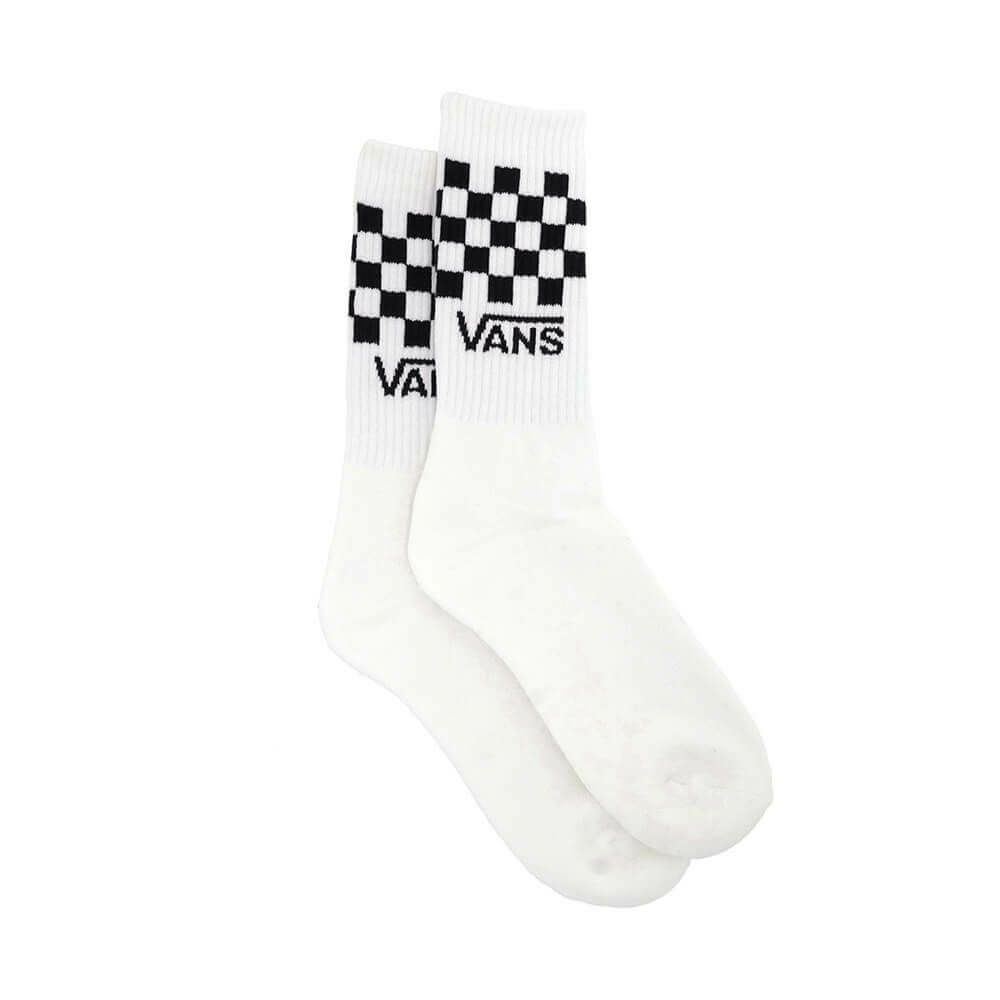 VANS SOCKS バンズ ソックス 靴下 CLASSIC CHECK CREW 3 PACK 白（US企画） スケートボード スケボー 4