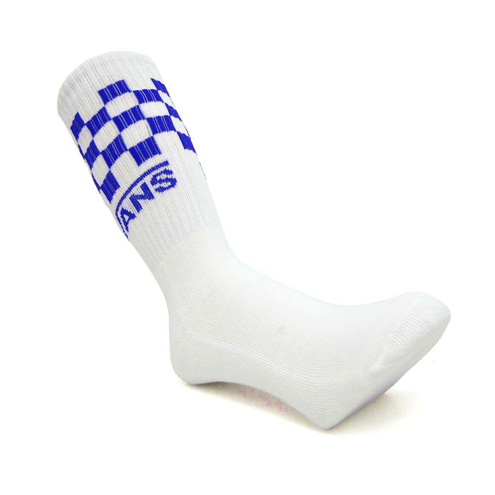  VANS SOCKS バンズ ソックス 靴下 CLASSIC CHECK CREW 3 PACK 白（US企画） スケートボード スケボー 5