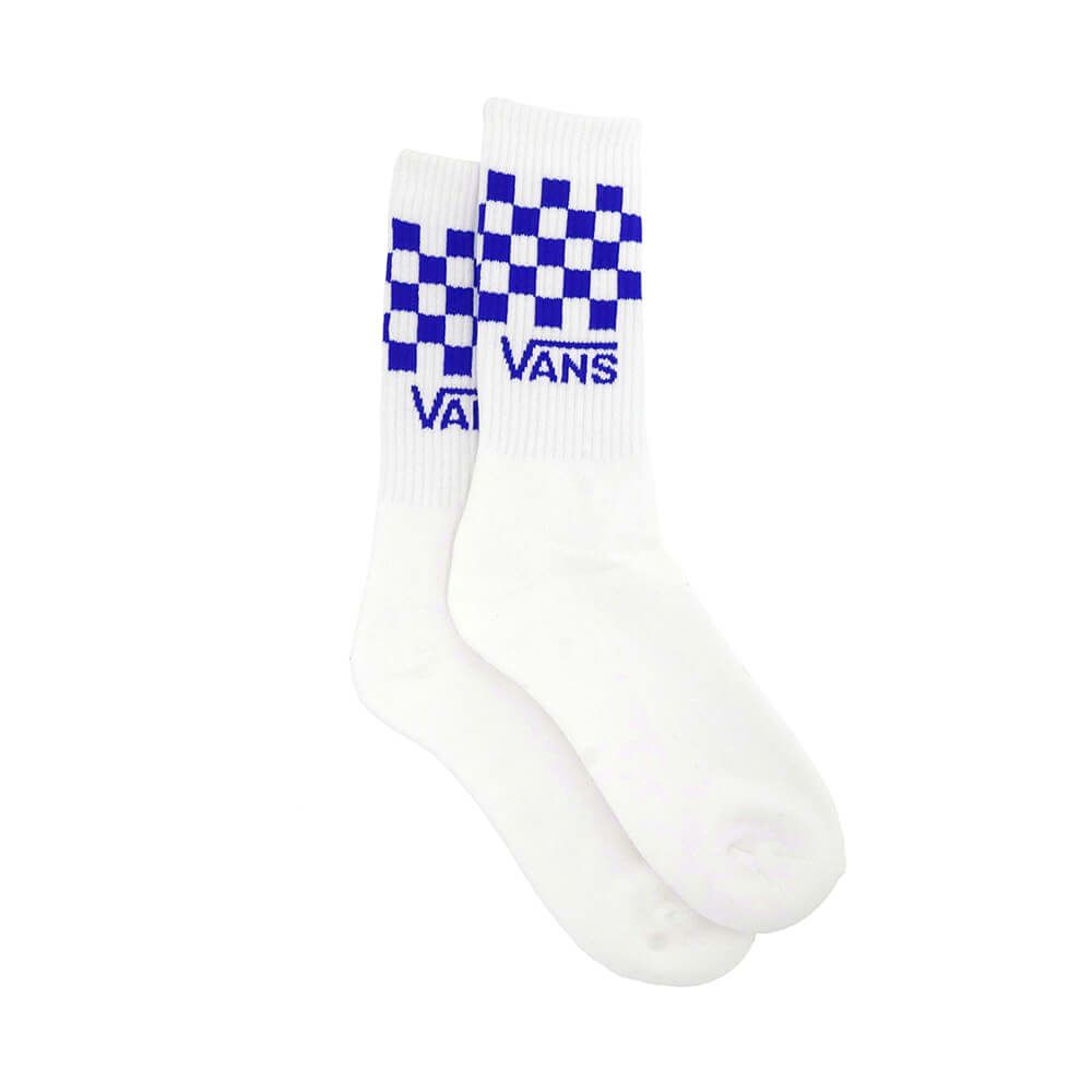  VANS SOCKS バンズ ソックス 靴下 CLASSIC CHECK CREW 3 PACK 白（US企画） スケートボード スケボー 6