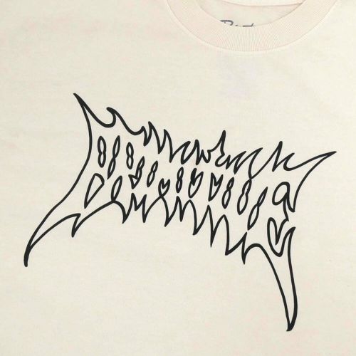 PRIMITIVE T-SHIRT プリミティブ Tシャツ THREAT HW CREAM スケートボード スケボー 1