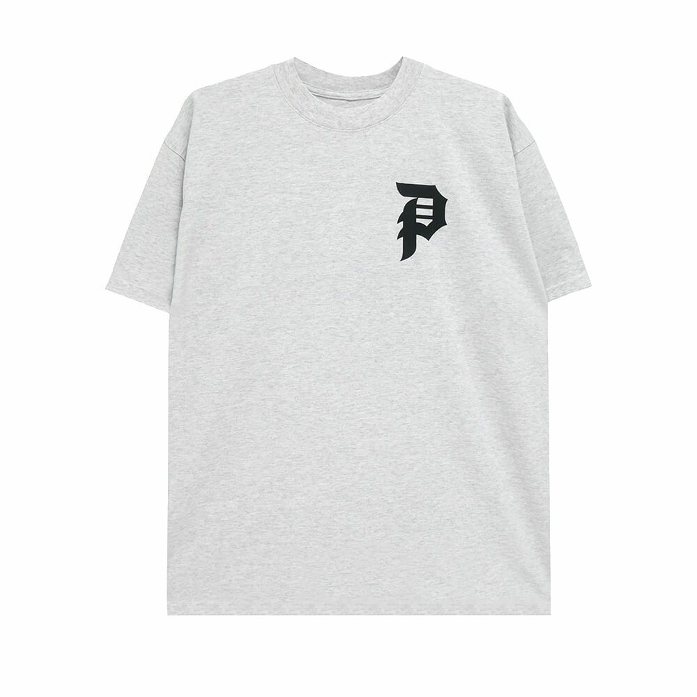 PRIMITIVE T-SHIRT プリミティブ Tシャツ DIRTY P HW GREY スケートボード スケボー 1