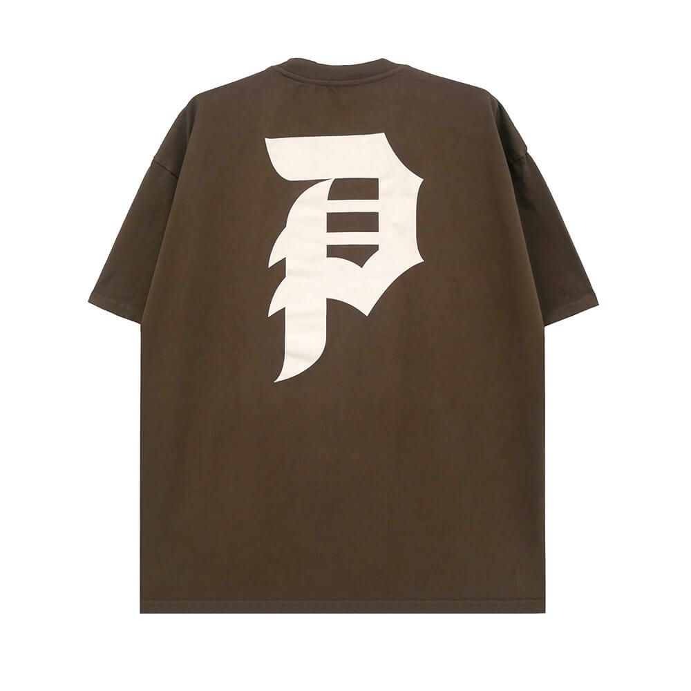 PRIMITIVE T-SHIRT プリミティブ Tシャツ DIRTY P HW BROWN スケートボード スケボー 