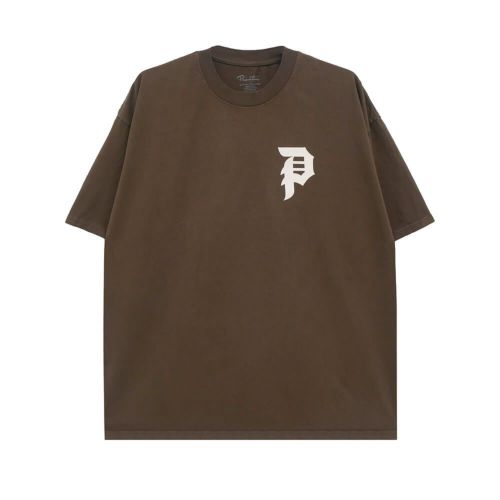 PRIMITIVE T-SHIRT プリミティブ Tシャツ DIRTY P HW BROWN スケートボード スケボー 1